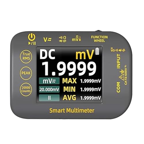 Tragbares Photovoltaik Multimeter Wiederaufladbares Digitale Multimeter 2.8'' Farbbildschirm Tester mV Voltmesser Messen AC&DC Spannung Widerstand Kapazität Diode Aushilfe, 20000 Wort Tragbares Photovoltaik Multimeter Wiederaufladbares Digitale Multimeter 2.8'' Farbbildschirm Tester mV Voltmesser Messen AC&DC Spannung Widerstand Kapazität Diode Aushilfe, 20000 Wort von Lunpog