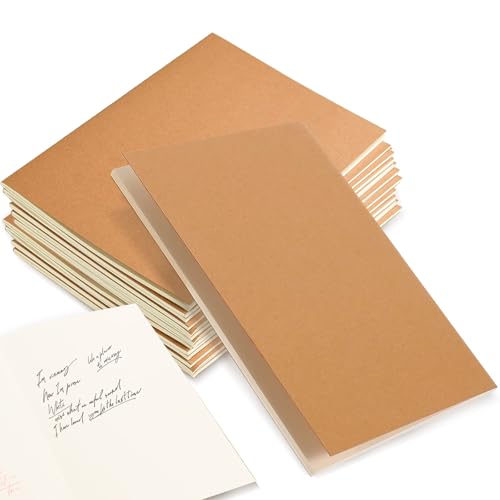 Lunyloer A5-Notizbuch, Multipack, 72 Seiten, blanko, A5, Kraftpapier, brauner Einband, Tagebuch, Notizbücher, Großpackung zum Skizzieren, Journaling, Memos, kreatives Schreiben Lunyloer A5-Notizbuch, Multipack, 72 Seiten, blanko, A5, Kraftpapier, brauner Einband, Tagebuch, Notizbücher, Großpackung zum Skizzieren, Journaling, Memos, kreatives Schreiben von Lunyloer