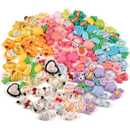 100 Stücke Super Niedlich Slime Charms, Cute Charm, Süßigkeiten Harz Flatback, Cute Slime Charms Mixed Set, für DIY Craft, Handyhülle, Schmuckherstellung, Haarclip, Scrapbooking, Zufälliger Stil 100 Stücke Super Niedlich Slime Charms, Cute Charm, Süßigkeiten Harz Flatback, Cute Slime Charms Mixed Set, für DIY Craft, Handyhülle, Schmuckherstellung, Haarclip, Scrapbooking, Zufälliger Stil von Lunza