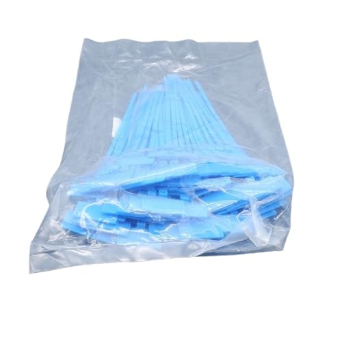 100 stücke Kabel Etiketten Schleife Self-locking Zip Tie Wraps Netzwerk Befestigung Riemen Marker für Kabelmanagement(100pcs Blue,3x100mm) von LuoAXINN