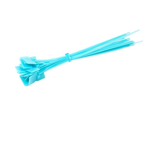 100 stücke Kabelbinder Tag Selbst-locking Zip Krawatten Netzwerk Bunte Kabel Marker Draht Wraps Befestigungs Riemen für Kabelmanagement(4X200 blue) von LuoAXINN