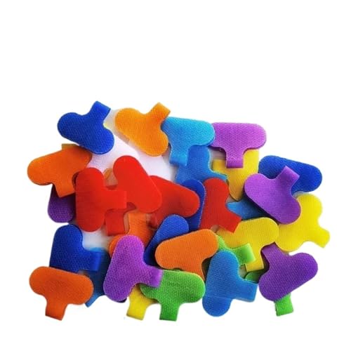 150–10 Stück Kabeletiketten, Kabelmanagement, bunte, wasserdichte, Tags for Heimkabel-Tags, selbstklebend für Kabelmanagement(Erasable,150PCS) von LuoAXINN