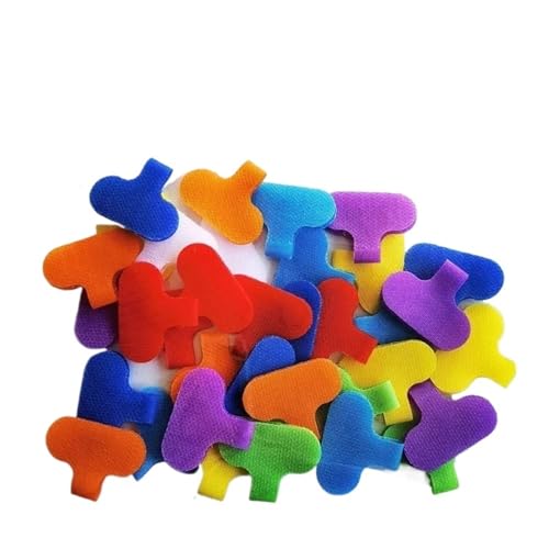 150–10 Stück Kabeletiketten, Kabelmanagement, bunte, wasserdichte, Tags for Heimkabel-Tags, selbstklebend für Kabelmanagement(Not Erasable,20PCS) von LuoAXINN