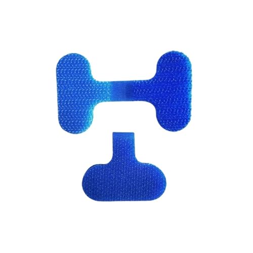 5/8 Stück Kabeletiketten, bunte, wasserdichte, Etiketten for Drahtetiketten, selbstklebendes Kabelmanagement für Kabelmanagement(Blue-5pcs) von LuoAXINN
