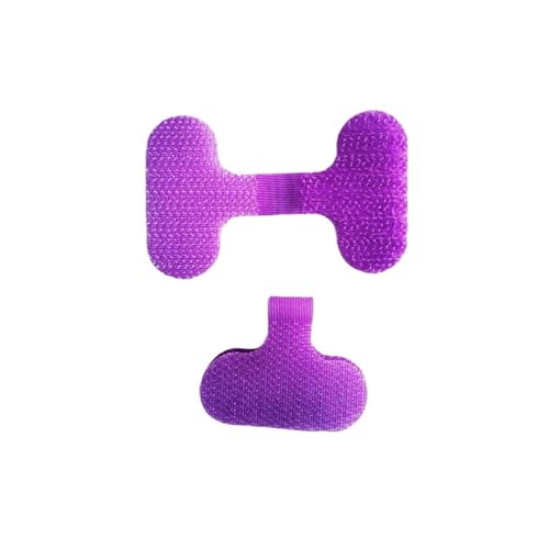 5/8 Stück Kabeletiketten, bunte, wasserdichte, Etiketten for Drahtetiketten, selbstklebendes Kabelmanagement für Kabelmanagement(Purple-5pcs) von LuoAXINN