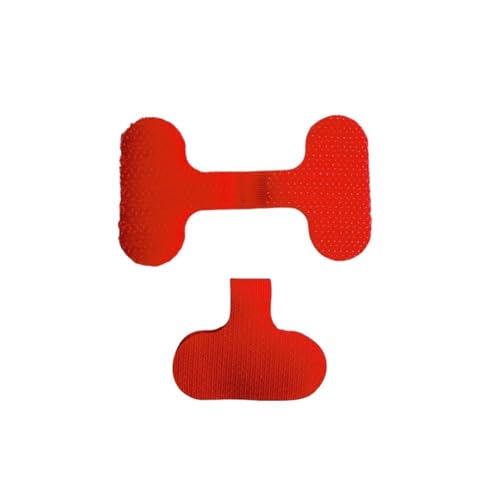 5/8 Stück Kabeletiketten, bunte, wasserdichte, Etiketten for Drahtetiketten, selbstklebendes Kabelmanagement für Kabelmanagement(Red-5pcs) von LuoAXINN