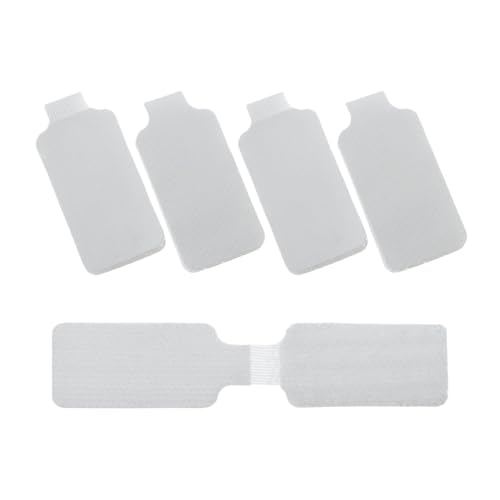 5 Teile/satz Kabel Etiketten Bunte Beschreibbare Draht Elektrische Organizer Wickler Ordentlich Schutz für Kabelmanagement(White-Writable) von LuoAXINN