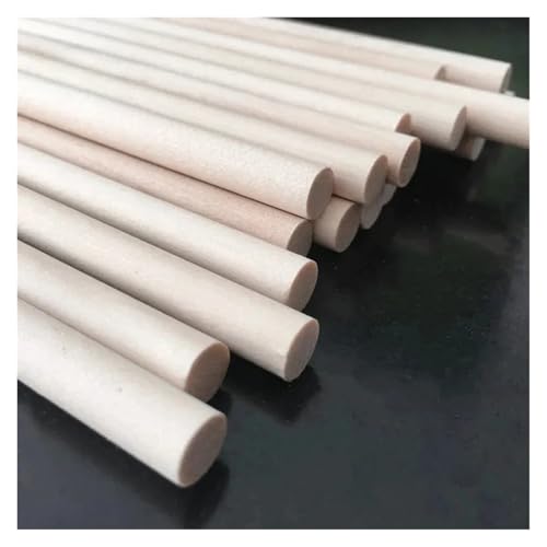 50 Stück Holz-Bastelstäbchen, Große Holzstäbchen For Basteln, Holzstäbchen For Basteln Von Holz für Holzbau-Stöcke(100MM_6MM) von LuoAXINN