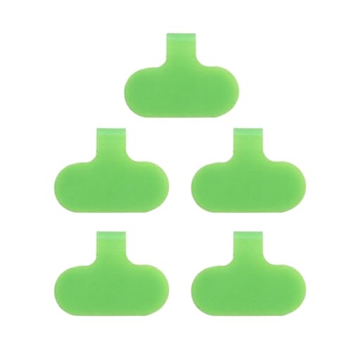 5Pcs Beschreibbare Kabel Protector Identifikation Draht Etiketten Elektrische Organisieren für Kabelmanagement(Green-Writable) von LuoAXINN