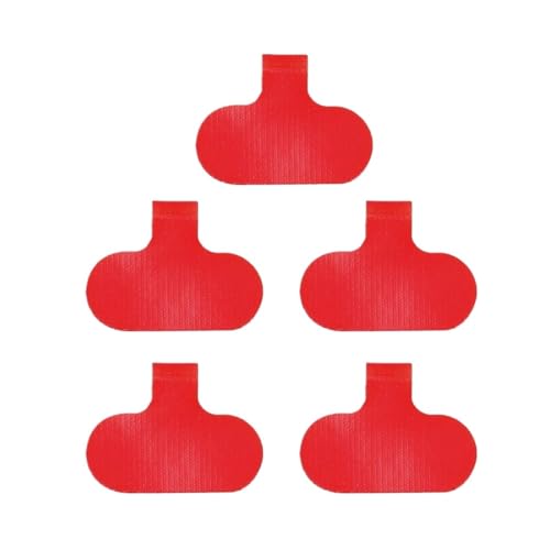 5Pcs Beschreibbare Kabel Protector Identifikation Draht Etiketten Elektrische Organisieren für Kabelmanagement(Red-Writable) von LuoAXINN