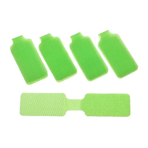 Bunte, wasserdichte, selbstklebende Kabeletiketten, Netzwerkkabeletiketten, Aufkleber for Elektrokabel, zur Organisation der Kabelkennzeichnung für Kabelmanagement(Green-Unwritable) von LuoAXINN