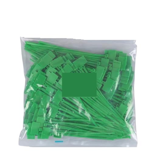 Kabelbinder-Etiketten, Schlaufenbinder, Markierungen, Kabelanhänger, selbstsicherndes Reißverschlussband, Aufbewahrungszubehör for Zuhause und Büro für Kabelmanagement(Green,100PCS) von LuoAXINN