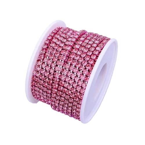 Kristall Strass Trim Stein Tasse Kette Gold Diamant Dekorative for Kleider für DIY Kunst Kleidung Hochzeit Party Dekoration(Color 12,1YARD_SS12) von LuoAXINN