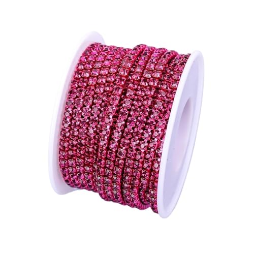 Kristall Strass Trim Stein Tasse Kette Gold Diamant Dekorative for Kleider für DIY Kunst Kleidung Hochzeit Party Dekoration(Color 24,5YARD_SS12) von LuoAXINN