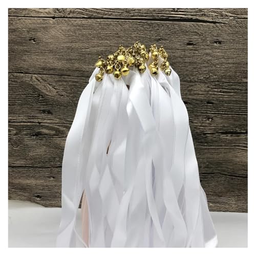 LuoAXINN 10/30/50 Pcs Mixed Color Silk Ribbon Wands for Wedding & Birthday Party Decorations für Hochzeit Geburtstag Feier(Colour M,30pcs) von LuoAXINN