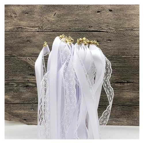 LuoAXINN 10/30/50 Pcs Mixed Color Silk Ribbon Wands for Wedding & Birthday Party Decorations für Hochzeit Geburtstag Feier(Colour N,50pcs) von LuoAXINN