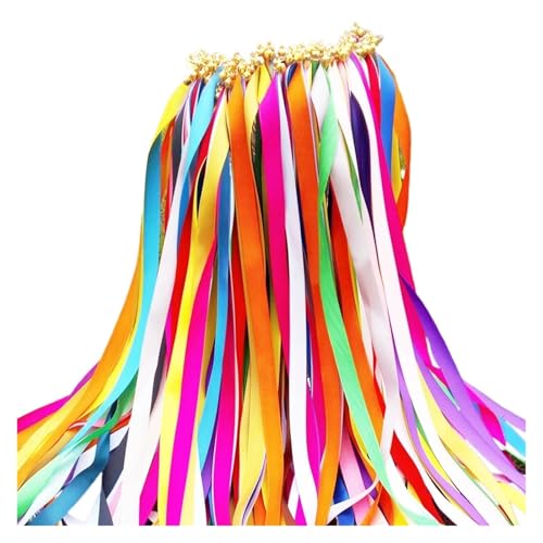 LuoAXINN 100 Stück Bunte Hochzeitsbänder mit Glöckchen, Luftschlangen for Party- und Feiertagsdekoration für Hochzeit Geburtstag Feier LuoAXINN 100 Stück Bunte Hochzeitsbänder mit Glöckchen, Luftschlangen for Party- und Feiertagsdekoration für Hochzeit Geburtstag Feier von LuoAXINN