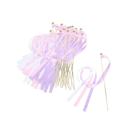 LuoAXINN 30 Stück Luftschlangen und Bandstäbe for Hochzeiten, Rollenspiele auf Partys und Geburtstagsaufführungen. für Hochzeit Geburtstag Feier(C) von LuoAXINN