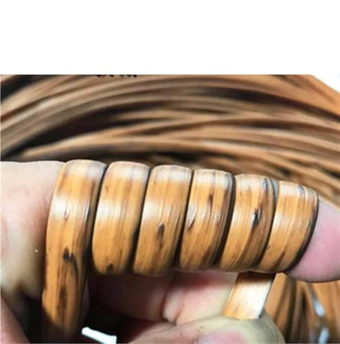 LuoAXINN 500 g Synthetisches Rattan, PE-Rattan-Webmaterial, Kunststoff-Rattan for Stricken und Reparieren von Stuhl, Tisch füR Stricken Reparatur(Orange) von LuoAXINN