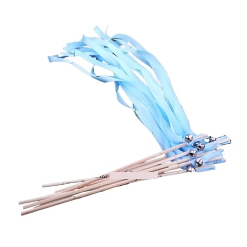 LuoAXINN Hochzeitsbandstäbe – 50/20 Stück wirbelnde Luftschlangen for Zeremonie und Dekoration für Hochzeit Geburtstag Feier(R19,50pcs) von LuoAXINN