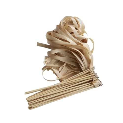 LuoAXINN Hochzeitsbandstäbe – 50/20 Stück wirbelnde Luftschlangen for Zeremonie und Dekoration für Hochzeit Geburtstag Feier(R21,50pcs) von LuoAXINN