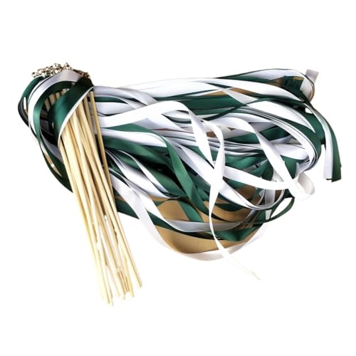 LuoAXINN Hochzeitsbandstäbe – 50/20 Stück wirbelnde Luftschlangen for Zeremonie und Dekoration für Hochzeit Geburtstag Feier(R24,50pcs) von LuoAXINN