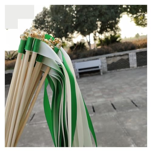 LuoAXINN Hochzeitsbandstäbe – 50/20 Stück wirbelnde Luftschlangen for Zeremonie und Dekoration für Hochzeit Geburtstag Feier(R25,20pcs) von LuoAXINN