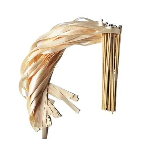 LuoAXINN Hochzeitsbandstäbe – 50/20 Stück wirbelnde Luftschlangen for Zeremonie und Dekoration für Hochzeit Geburtstag Feier(R32,20pcs) von LuoAXINN