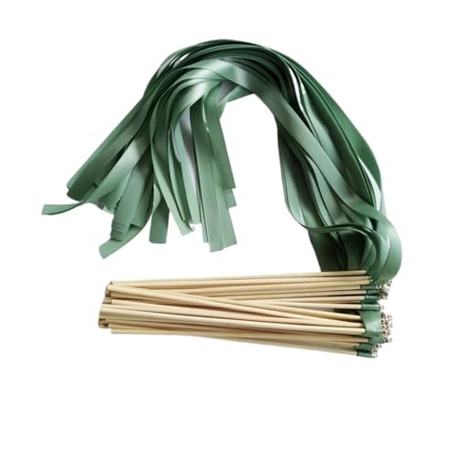LuoAXINN Hochzeitsbandstäbe – 50/20 Stück wirbelnde Luftschlangen for Zeremonie und Dekoration für Hochzeit Geburtstag Feier(R7,50pcs) von LuoAXINN
