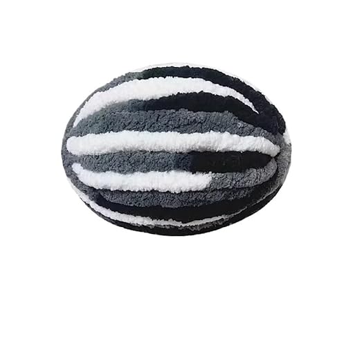 LuoShaiu 1 Stück 250 g gestrickte und gehäkelte Deckenunterlage mit grobem Garn, mehrfarbigem Garn, Schalfaden Dicke Wolle(A-33) von LuoShaiu
