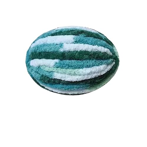 LuoShaiu 1 Stück 250 g gestrickte und gehäkelte Deckenunterlage mit grobem Garn, mehrfarbigem Garn, Schalfaden Dicke Wolle(A-36) von LuoShaiu