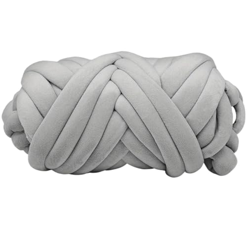 LuoShaiu 1 Stück weiches, grobes Garn, handgefertigtes Deckenkissen, Kissen, Armweben, weich, 500 g Dicke Wolle(A-5) von LuoShaiu