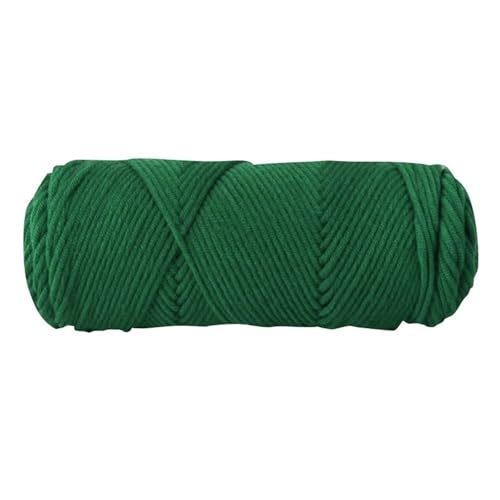 LuoShaiu 100 g/Knäuel, 8-lagiger Baumwollfaden, handgewebter Faden, warmer Baumwollfaden, Babywolle, handgewebtes Häkelgarn Dicke Wolle(Green) von LuoShaiu