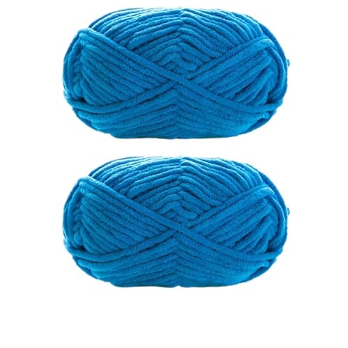 LuoShaiu 2 Stück x 50 g dickes Samtgarn, handgestricktes Garn Dicke Wolle(2pcs 19) von LuoShaiu