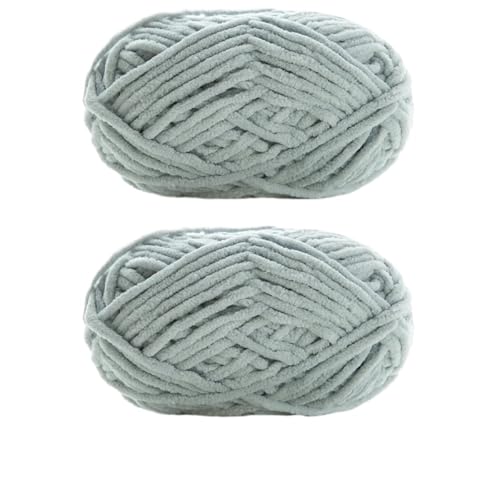 LuoShaiu 2 Stück x 50 g dickes Samtgarn, handgestricktes Garn Dicke Wolle(2pcs 21) von LuoShaiu