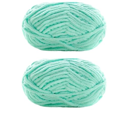 LuoShaiu 2 Stück x 50 g dickes Samtgarn, handgestricktes Garn Dicke Wolle(2pcs 27) von LuoShaiu