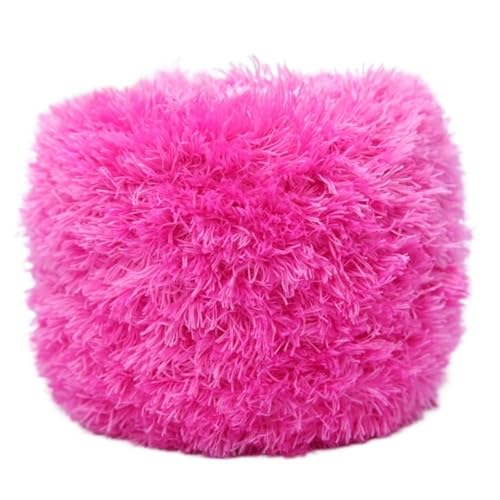 LuoShaiu 200G Korallen Samt Handgemachte Wolle Garn Plüsch Stricken Natürliche Häkeln Flauschigen Stricken Dicke Wolle(17 rice noodles) von LuoShaiu