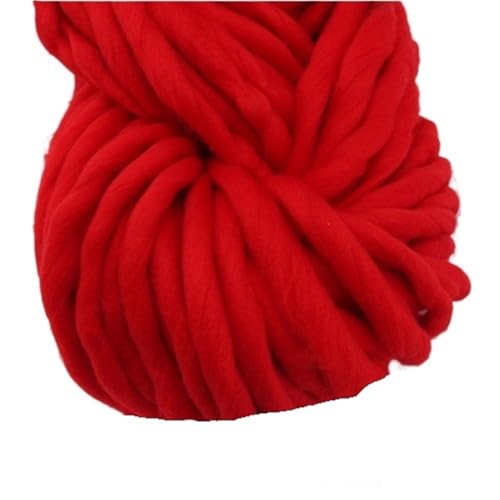 LuoShaiu 250 g 36 m Wolle grobes Garn Filz grobes Garn for handgemachten Stricken Spinnen verwendet Dicke Wolle(10 red) von LuoShaiu