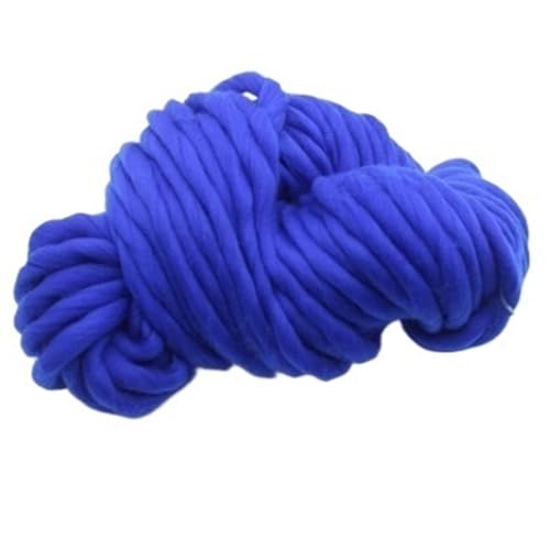 LuoShaiu 250 g 36 m Wolle grobes Garn Filz grobes Garn for handgemachten Stricken Spinnen verwendet Dicke Wolle(15 sapphire) von LuoShaiu