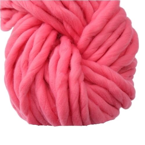 LuoShaiu 250 g 36 m Wolle grobes Garn Filz grobes Garn for handgemachten Stricken Spinnen verwendet Dicke Wolle(23 watermelon red) von LuoShaiu