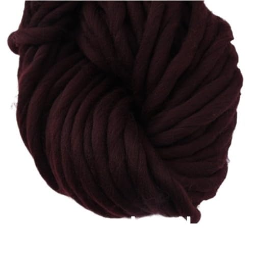 LuoShaiu 250 g 36 m Wolle grobes Garn Filz grobes Garn for handgemachten Stricken Spinnen verwendet Dicke Wolle(25 coffee) von LuoShaiu