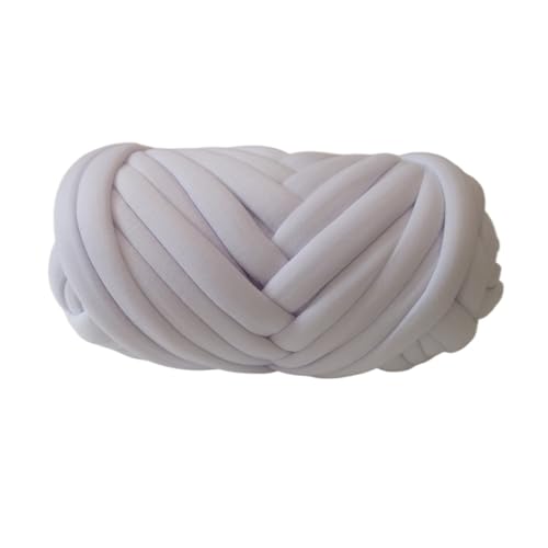 LuoShaiu 250 g DIY Roving-Faden, superweich, waschbar, for Stricken von Armstricken, for Sofa, Bett, Decke, Kissen, Haustierbett Dicke Wolle(White) von LuoShaiu