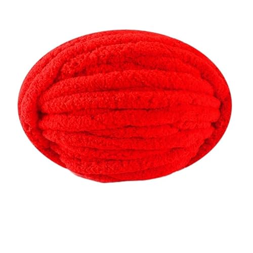 LuoShaiu 250G flauschigen dicken Plüsch Baby warm gestrickte Baumwolle häkeln Garn Decke Schal Dicke Wolle(12-da hong) von LuoShaiu