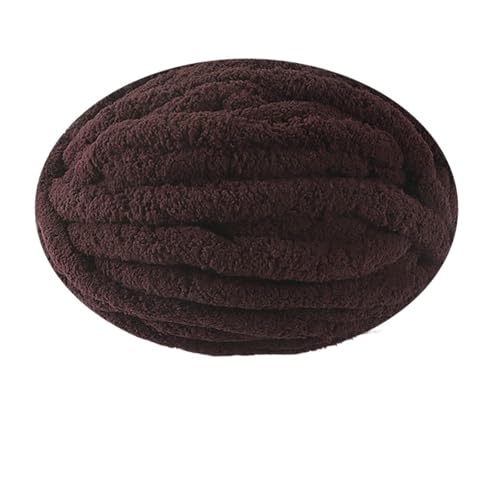 LuoShaiu 250G flauschigen dicken Plüsch Baby warm gestrickte Baumwolle häkeln Garn Decke Schal Dicke Wolle(17-ka fei) von LuoShaiu