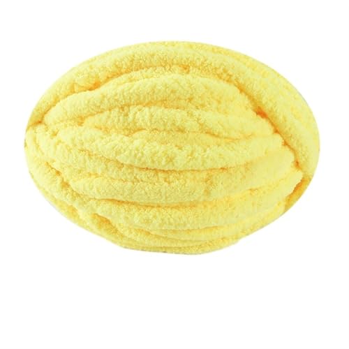 LuoShaiu 250G flauschigen dicken Plüsch Baby warm gestrickte Baumwolle häkeln Garn Decke Schal Dicke Wolle(4-nuan huang) von LuoShaiu