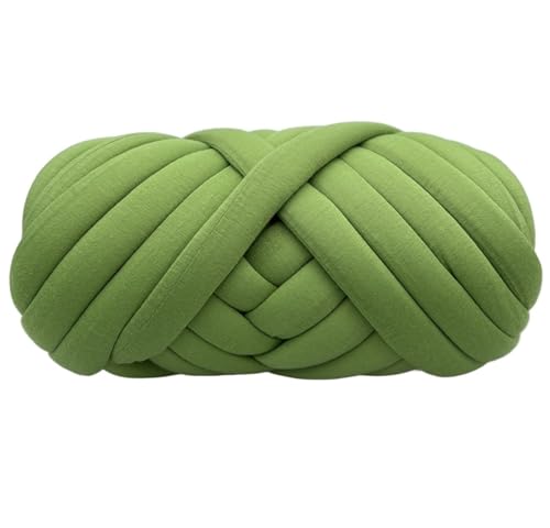 LuoShaiu 250G gewebtes Spinngarn, grobes Garn, Haustiernest, grobes Garn Dicke Wolle(Green) von LuoShaiu
