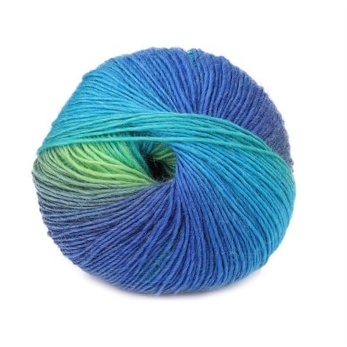 LuoShaiu 2PC/100g Hand Woven Farbe Häkeln Blended Garn Winter Gestrickte Pullover Hut Schal Gestrickt Dicke Wolle(A11) von LuoShaiu