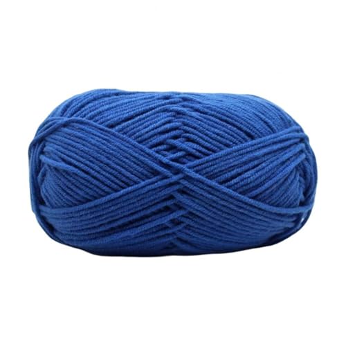 LuoShaiu 50G Häkeln Handwerk Pullover Hut Puppe Garn Ball Langfristige Service Nähen Shop Gestrickte Garn Dicke Wolle(Dark Blue) von LuoShaiu