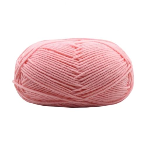 LuoShaiu 50G Häkeln Handwerk Pullover Hut Puppe Garn Ball Langfristige Service Nähen Shop Gestrickte Garn Dicke Wolle(Dark Pink) von LuoShaiu