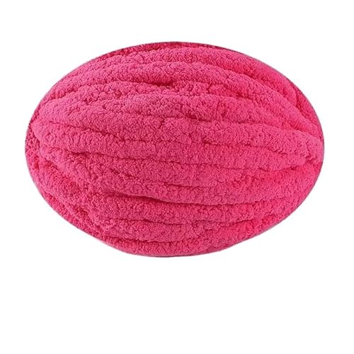 LuoShaiu Handgewebtes Garn, Anfänger-Webgarn for Schals, Kissen, Dicke Wolle(08 rose pink) von LuoShaiu